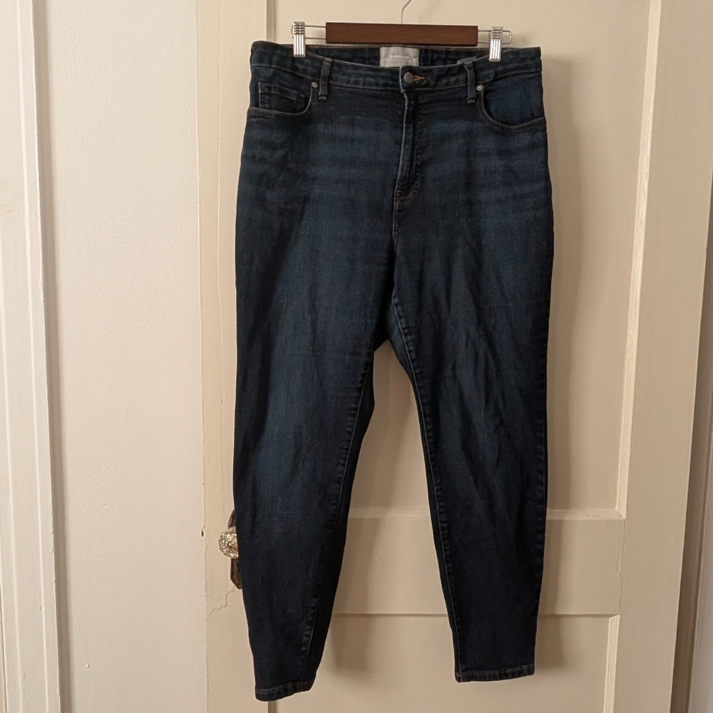 Everlane 35/20 Curvy High Rise Skinny Denim Blue Jeans